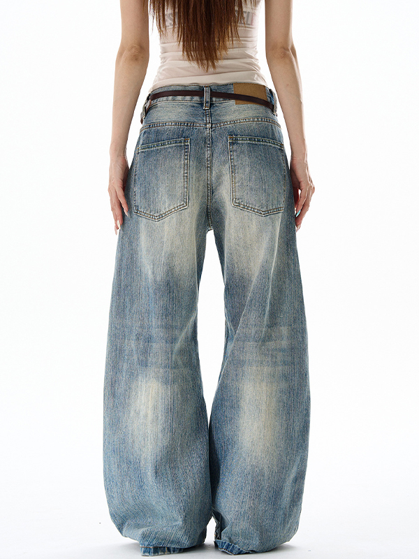 Vaqueros boyfriend rotos estilo vintage americano