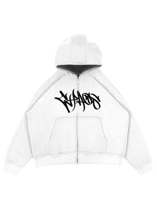 Sudadera con capucha de gran tamaño con gráficos para hombre