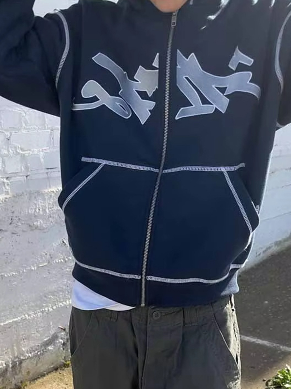 Sudadera con capucha de gran tamaño de estilo urbano