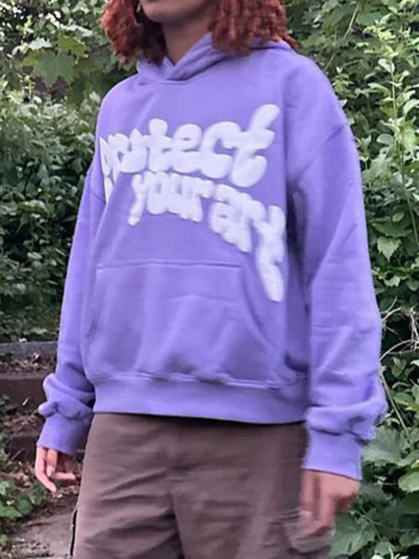 Sudadera con capucha extragrande con estampado High Street