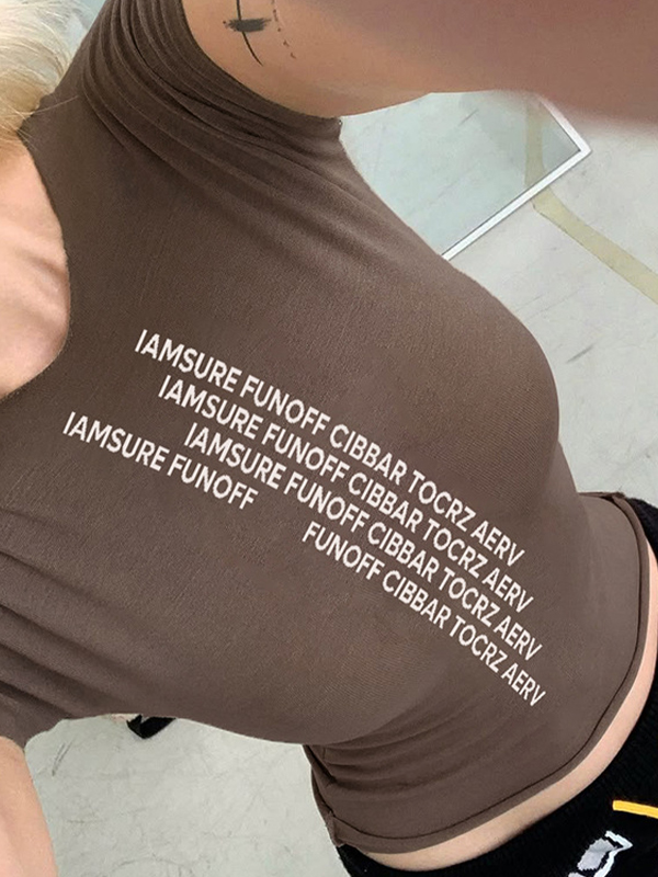 Camiseta de manga corta con monograma