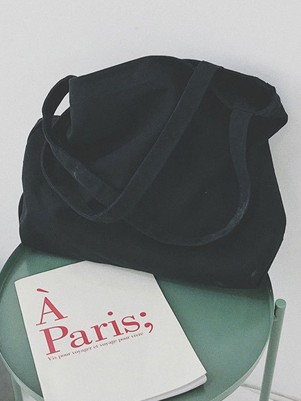 Bolso tote grande con lavado vintage