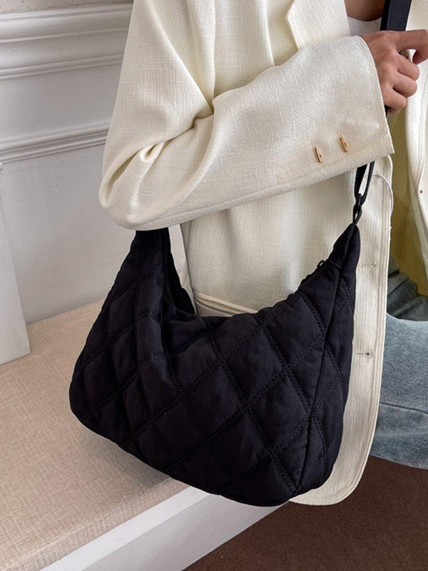 Bolso de hombro acolchado acolchado