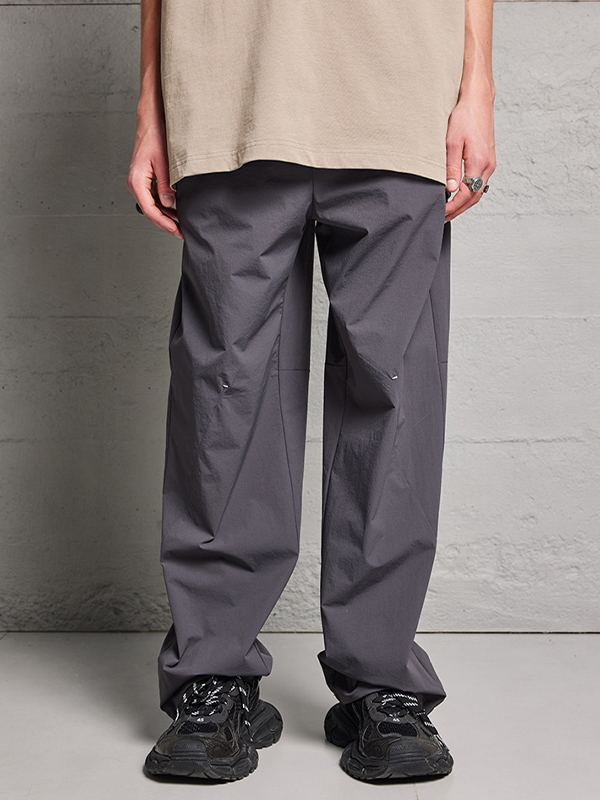 Pantalones cargo holgados lisos para hombre